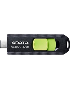 Флешка 32Gb USB 3.2/Type-C UC300, зеленый/черный (ACHO-UC300-32GRBK/GN) Adata
