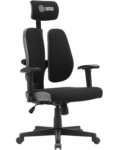 Кресло игровое CS-CHR-MC03-BKGY, черный/серый (CS-CHR-MC03-BKGY) Cactus