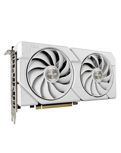 Видеокарта NVIDIA GeForce RTX 4060 DUAL EVO OC, 8Gb GDDR6, 128 бит, PCI-E, HDMI, 3DP, Retail (DUAL-RTX4060-O8G-EVO-WHITE) Asus