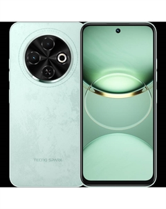 Смартфон Tecno Spark 30C, 6.67" 1600x720 IPS, MediaTek Helio G81, 4Gb RAM, 128Gb, 3G/4G, Wi-Fi, BT, 2xCam, 2-Sim, 5000 мА⋅ч, USB Type-C, Android 14, зеленый