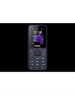 Мобильный телефон INOI 100 Classic Lite, 1.8" TFT, 2-Sim, 800 мА·ч, micro-USB, синий Inoi