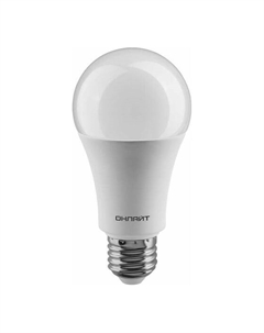 Лампа светодиодная E27 груша/A60, 20 Вт, 2700 K/теплый свет, 1800лм, 220 В, ОНЛАЙТ OLL-A60-20-230-2.7K-E27-PROMO (32026) Онлайт