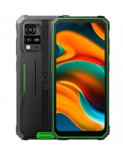 Смартфон Blackview BV4800 Pro, 6.56" 1612x720 IPS, Unisoc Tiger T606, 4Gb RAM, 128Gb, 3G/4G, NFC, Wi-Fi, BT, 2xCam, 2-Sim, 5180 мА⋅ч, USB Type-C, Android 14, зеленый, ударопрочный корпус