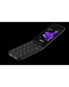 Мобильный телефон INOI 284 Flip 4G, 2.8" TFT, Unisoc T107, 128Mb RAM, 48Mb, 3G/4G, BT, 1xCam, 2-Sim, 1500 мА·ч, USB Type-C, черный (6297001537824) Inoi