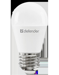 Лампа светодиодная E27 шар/P45, 12 Вт, 3000 K/теплый свет, 990лм, 220 В, Defender P45-12W-830-E27 (95231)