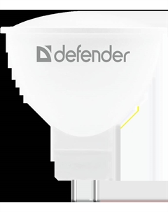 Лампа светодиодная GU5.3, MR16, 10 Вт, 800лм, 3000K/теплый, 82 Ra, Defender MR16-10W-830-GU5.3 (95313)