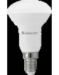 Лампа светодиодная E14 рефлектор/R39, 6 Вт, 6500 K/холодный свет, 480лм, 220 В, Defender R50-6W-865-E14 (95511)