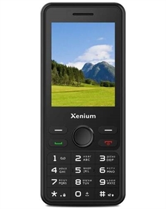 Мобильный телефон Xenium X280, 2.8" 320x240 TN, MediaTek MT6261D, BT, 1xCam, 2-Sim, 3000 мА·ч, USB Type-C, черный (CTX280BK/00)