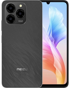 Смартфон Meizu Note 21, 6.74" 1600x720 IPS, Unisoc Tiger T606, 4Gb RAM, 256Gb, 3G/4G, NFC, Wi-Fi, BT, 2xCam, 2-Sim, 5000 мА⋅ч, USB Type-C, Android 14, черный (83.45.44502510RU)