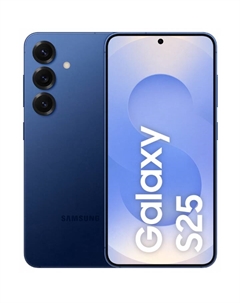 Смартфон Samsung Galaxy S25, 6.36" 2340x1080 Dynamic AMOLED 2X, Qualcomm Snapdragon 8 Elite, 12Gb RAM, 256Gb, 3G/4G/5G, NFC, Wi-Fi, BT, 3xCam, 2-Sim, 4000 мА⋅ч, USB Type-C, Android 15, темно-синий (SM