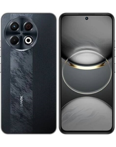 Смартфон Tecno Spark 30 Pro, 6.78" 2436x1080 AMOLED, MediaTek Helio G100, 8Gb RAM, 128Gb, 3G/4G, NFC, Wi-Fi, BT, 2xCam, 2-Sim, 5000 мА⋅ч, USB Type-C, Android 14, черный