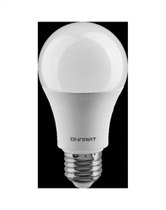 Лампа светодиодная E27 груша/A55, 11 Вт, 6500 K/холодный свет, 1000лм, 220 В, ОНЛАЙТ OLL-A55-11-230-6.5K-E27 (31982) Онлайт