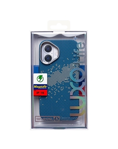Чехол-накладка Luxo Creative PC для смартфона Apple iPhone 16, TPU, синий 135 (235573) Luxo creative