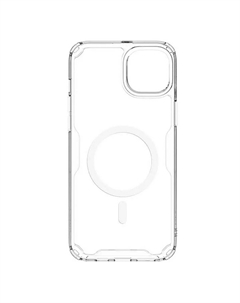 Чехол-накладка Nillkin Nature TPU Pro Magnetic Case для смартфона Apple iPhone 15 Plus, пластик, силикон, белый (7021346)