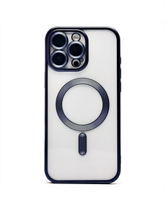 Чехол-накладка Activ SM027 SafeMag для смартфона Apple iPhone 16 Pro Max, силикон, синий титановый (235519)