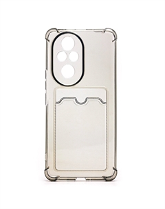 Чехол-накладка Activ SC276 с картхолдером для смартфона HONOR 200 Pro, силикон, черный (237826)