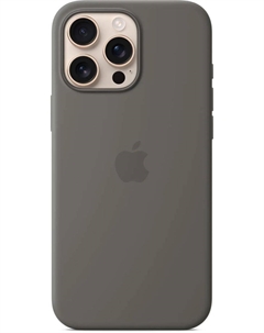 Чехол-накладка Apple Silicone Case with MagSafe для смартфона Apple iPhone 16 Pro Max, силикон, серый (MYYV3FE/A)