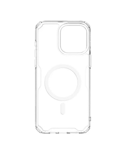 Чехол-накладка Nillkin Nature TPU Pro Magnetic Case для смартфона Apple iPhone 15 Pro, пластик, силикон, белый (7021344)