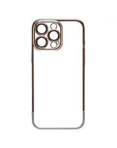 Чехол-накладка Activ PC073 для смартфона Apple iPhone 16 Pro Max, пластик, силикон, серебристый (236465)