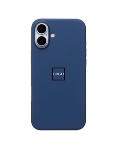 Чехол-накладка ORG Silicone Case SafeMag с анимацией для смартфона Apple iPhone 16 Plus, силикон, темно-синий (235638) Org