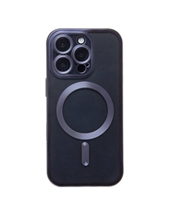 Чехол-накладка Activ SM027 SafeMag для смартфона Apple iPhone 16 Pro, силикон, синий титановый (235514)