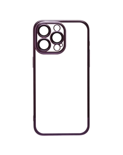 Чехол-накладка Activ PC073 для смартфона Apple iPhone 15 Pro Max, пластик, силикон, фиолетовый (222642)