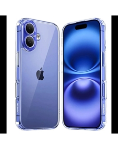Чехол-накладка UGREEN CA105 для смартфона Apple iPhone 16, поликарбонат, прозрачный (45917) Ugreen