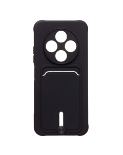 Чехол-накладка Activ SC304 с картхолдером для смартфона TECNO Spark 30C 4G, силикон, черный (237700)