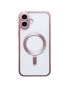 Чехол-накладка Activ SM027 SafeMag для смартфона Apple iPhone 16 Plus, силикон, розовый (235511)