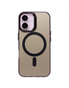 Чехол-накладка Activ SM025 SafeMag для смартфона Apple iPhone 16, силикон, черный (235546)