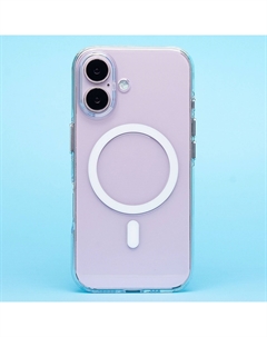 Чехол-накладка Activ SM039 SafeMag для смартфона Apple iPhone 16, TPU, прозрачный (238610)