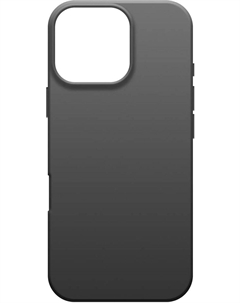 Чехол-накладка BoraSCO для смартфона Apple iPhone 16 Pro, силикон/микрофибра, черный (73691) Borasco