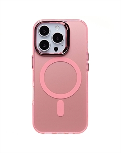 Чехол-накладка Activ SM025 SafeMag для смартфона Apple iPhone 16 Pro, силикон, розовый (235563)