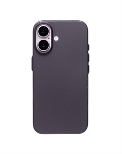 Чехол-накладка Activ PC091 для смартфона Apple iPhone 16, силикон, черный (236679)