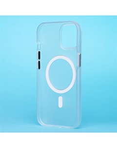 Чехол-накладка Activ SM038 SafeMag для смартфона Apple iPhone 15, TPU, белый/прозрачный (238588)