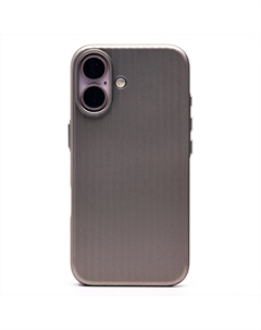 Чехол-накладка Activ PC089 для смартфона Apple iPhone 16, силикон, титановый (236530)