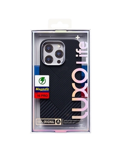 Чехол-накладка Luxo Creative PC для смартфона Apple iPhone 16 Pro, TPU, черный 124 (235605) Luxo creative
