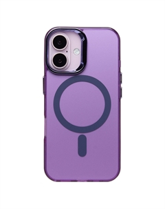 Чехол-накладка Activ SM025 SafeMag для смартфона Apple iPhone 16, силикон, фиолетовый (235549)