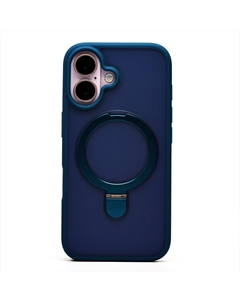 Чехол-накладка Activ SM088 SafeMag для смартфона Apple iPhone 16, силикон, темно-синий (236513)