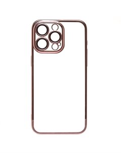 Чехол-накладка Activ PC073 для смартфона Apple iPhone 15 Pro Max, пластик, силикон, розовое золото (222639)