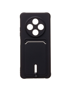 Чехол-накладка Activ SC304 с картхолдером для смартфона TECNO Spark 30 4G, силикон, черный (237637)