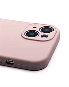 Чехол-накладка ORG Soft Touch с закрытой камерой для смартфона Apple iPhone 15, силикон, бежевый (236246) Org