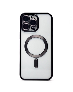 Чехол-накладка Activ SM027 SafeMag для смартфона Apple iPhone 16 Pro Max, силикон, черный (235521)