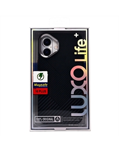 Чехол-накладка Luxo Creative PC для смартфона Apple iPhone 16 Plus, TPU, черный 124 (235594) Luxo creative