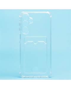 Чехол-накладка Activ SC276 с картхолдером для смартфона Samsung Galaxy A16 5G, силикон, прозрачный (237559)