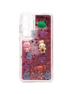 Чехол-накладка Activ SC331 для смартфона Samsung Galaxy A35, силикон, розовый (238189)