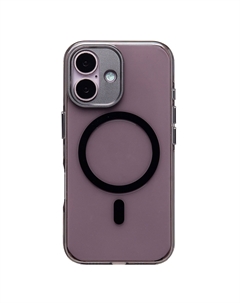 Чехол-накладка Activ SM039 SafeMag для смартфона Apple iPhone 16, TPU, черный/прозрачный (238611)