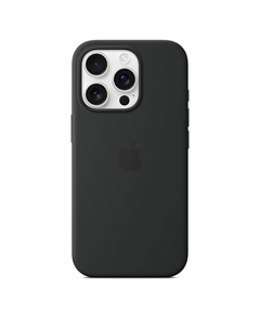 Чехол-накладка Apple Silicone Case with MagSafe для смартфона Apple iPhone 16 Pro, силикон, черный (MYYJ3ZM/A)