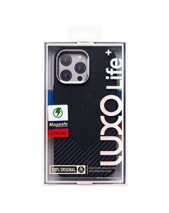 Чехол-накладка Luxo Creative PC для смартфона Apple iPhone 16 Pro Max, TPU, черный 124 (235616) Luxo creative