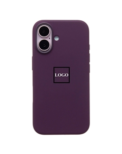 Чехол-накладка ORG Silicone Case SafeMag с анимацией для смартфона Apple iPhone 16, силикон, сливовый (236697) Org